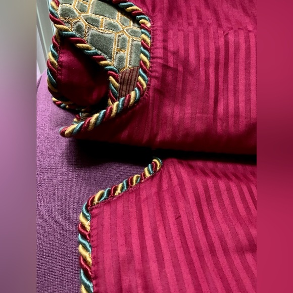 🍀CAMINO DE MESA DE RETAZOS,ESTILO VICTORIANO 🌺ECHO A MANO🍀TELA VINTAGE🍀#700 - Picture 8 of 17